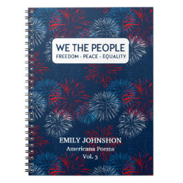 Cuaderno NOSOTROS EL PUEBLO Libertad Igualdad Paz Personali