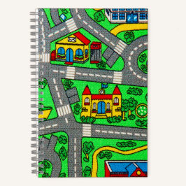 Cuaderno Nostalgia de los años 90, alfombra de pista Nostal