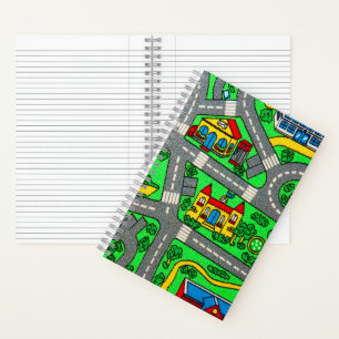Cuaderno Nostalgia de los años 90, alfombra de pista Nostal