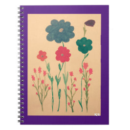 Cuaderno Nostalgia floral de estilo antiguo