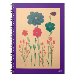 Cuaderno Nostalgia floral de estilo antiguo