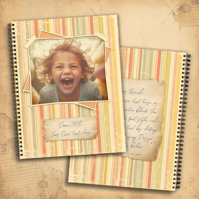 Cuaderno Nostalgia. Plantilla de efecto fotográfico de Grun (Subido por el creador)