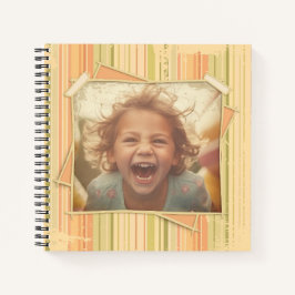 Cuaderno Nostalgia. Plantilla de efecto fotográfico de Grun