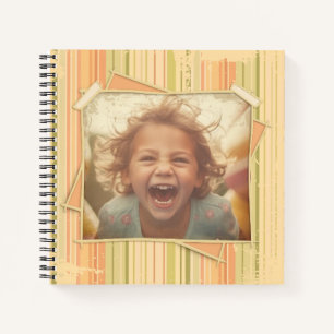 Cuaderno Nostalgia. Plantilla de efecto fotográfico de Grun