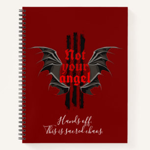 Cuaderno Not Your Angel – Vibra Cósmica Sagrada