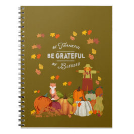 Cuaderno Nota: Agradezcamos ser bendecidos con la caída del