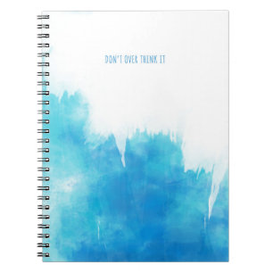 Cuaderno Nota con la declaración "NO LO PIENSEN".