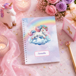 Cuaderno Nota de Cumpleaños de Niña con Colores Pastel de U