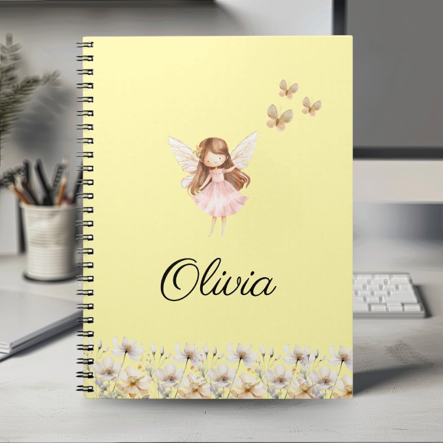Cuaderno Nota de nombre personal encantada de Fairy Cute Ga (Subido por el creador)