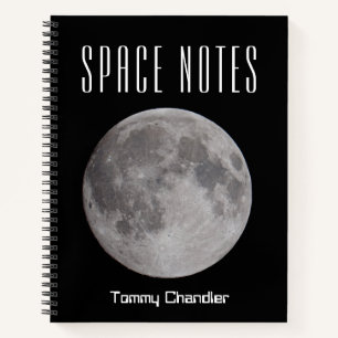 Cuaderno Nota del astrónomo personalizado sobre el tema del