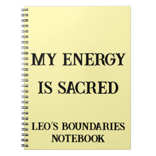 Cuaderno Nota del diario de sanación de Mi energía es Perso