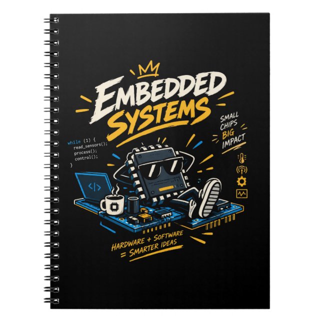 Cuaderno Nota del ingeniero de hardware y software de siste (Frente)