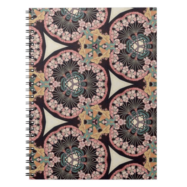 Cuaderno Nota inspirada en Alphonse Mucha (Frente)