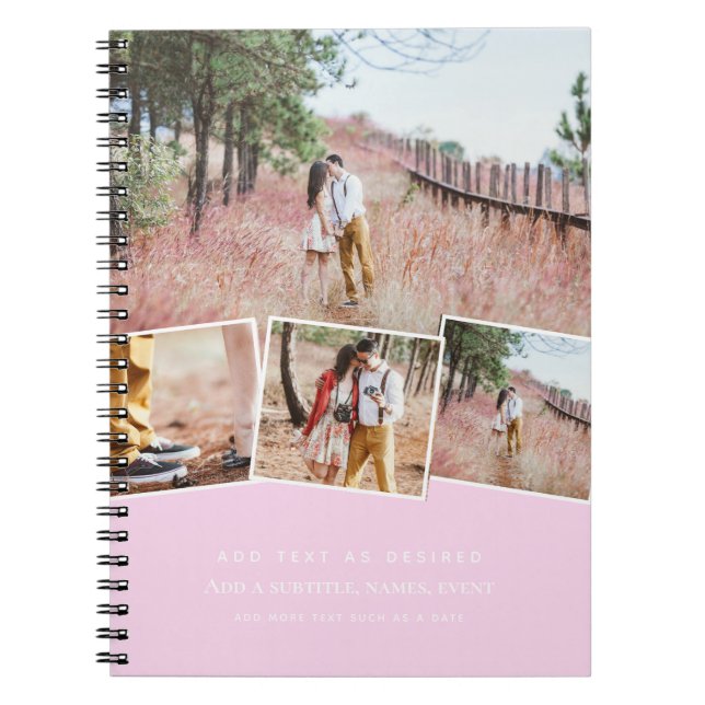 Cuaderno Nota personalizada - Añadir fotos e ideas de regal (Frente)