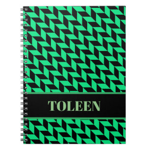 Cuaderno Nota personalizada de patrón colorido