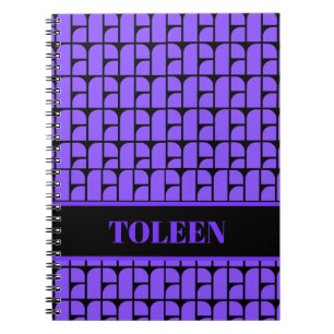 Cuaderno Nota personalizada de patrón colorido