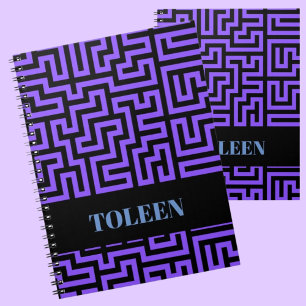 Cuaderno Nota personalizada de patrón colorido