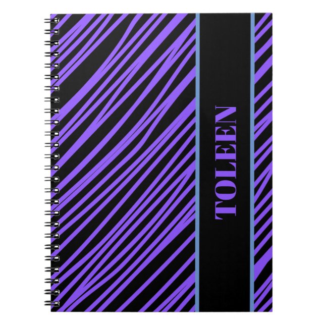 Cuaderno Nota personalizada de patrón colorido (Frente)
