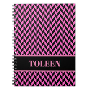 Cuaderno Nota personalizada de patrón colorido