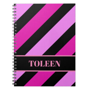 Cuaderno Nota personalizada de patrón colorido