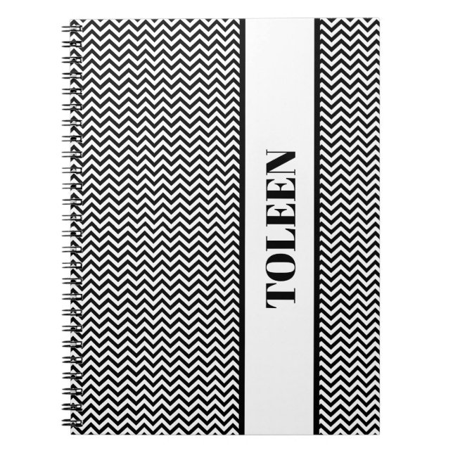 Cuaderno Nota personalizada de patrón colorido (Frente)