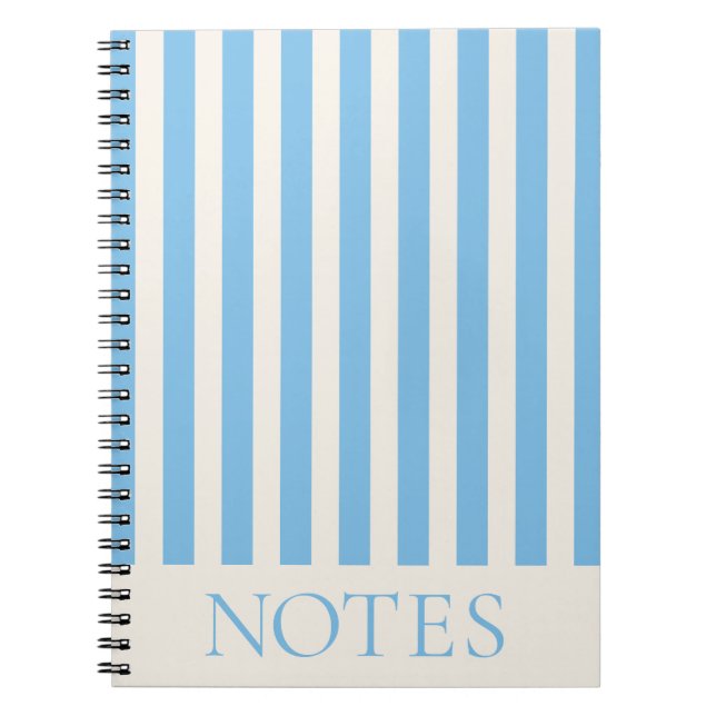 Cuaderno Nota Rayas Azules (Frente)