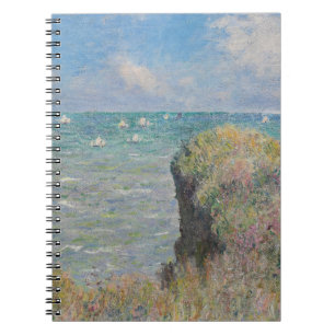 Cuaderno Notable de espiral de acantilado marítimo impresio