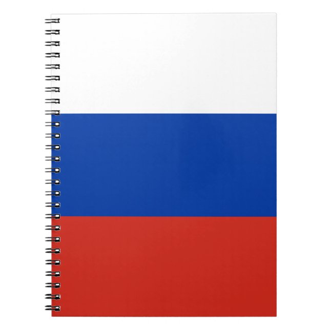 Cuaderno Notario de Bandera de Rusia (Frente)