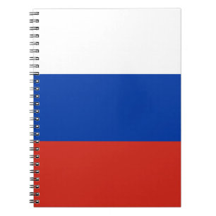 Cuaderno Notario de bandera rusa