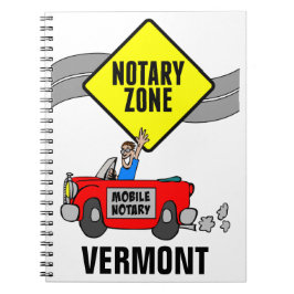 Cuaderno Notario Móvil Zone Red Sports Car Vermont