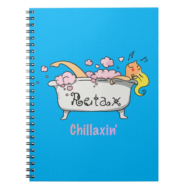 Cuaderno Notas Chillaxin’ - Temática de Relajación (Frente)