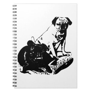 Cuaderno Notas con Pugs, Encanto Artístico