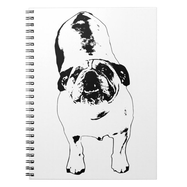 Cuaderno Notas con un Bulldog (Frente)