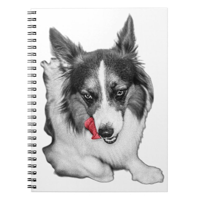 Cuaderno Notas con un Corgi Wink (Frente)