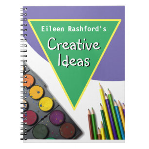 Cuaderno Notas creativas con el nombre del destinatario
