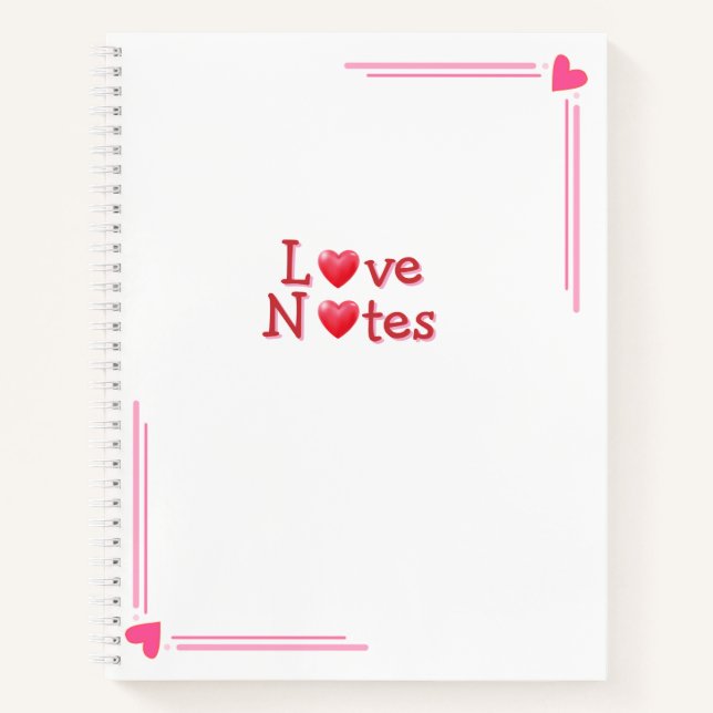 Cuaderno Notas de amor (Anverso)