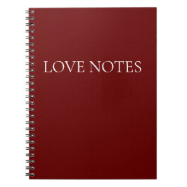 Cuaderno Notas de amor