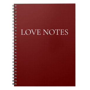 Cuaderno Notas de amor