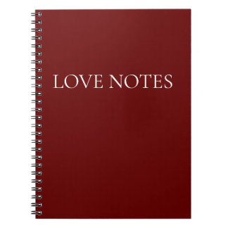 Cuaderno Notas de amor