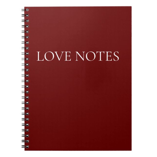 Cuaderno Notas de amor (Frente)