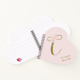 Cuaderno Notas de amor de mamá y papá Little Miss Baby