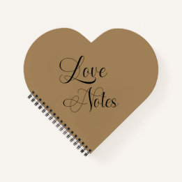 Cuaderno Notas de Amor Guión Elegante Con Nombre Negro & Or