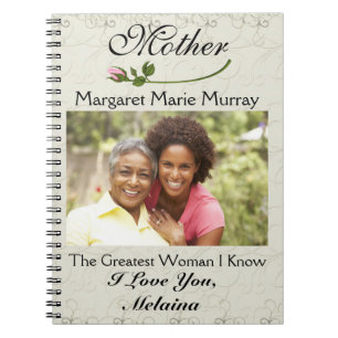 Cuaderno Notas de amor para la madre / abuela / esposa - SR
