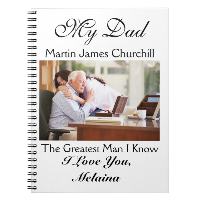 Cuaderno Notas de amor para papá / abuelo / esposo (Frente)