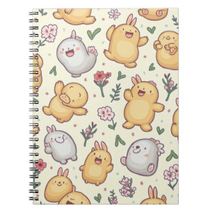 Cuaderno notas de animales lindas