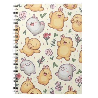 Cuaderno notas de animales lindas