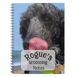 Cuaderno Notas de aseo de Caniche Estándar