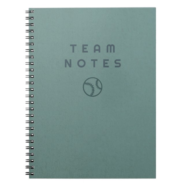 Cuaderno Notas de béisbol- para entrenadores, jugadores y a (Frente)
