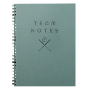 Cuaderno Notas de béisbol- para entrenadores, jugadores y a