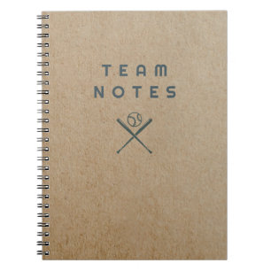 Cuaderno Notas de béisbol- para entrenadores, jugadores y a
